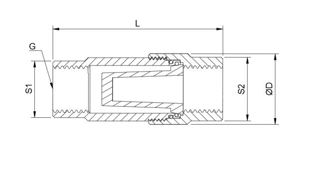 Inline-filter 1/4