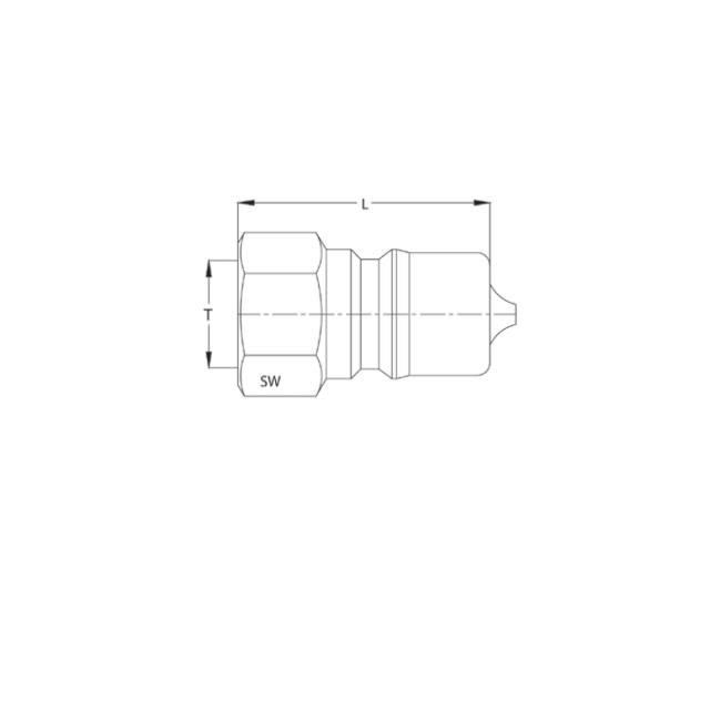 Hydraulisk koppling ISO B