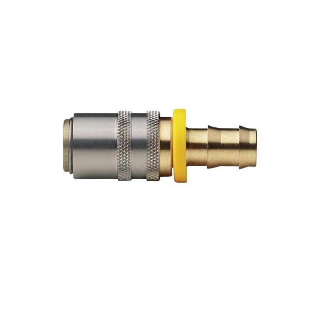Koppling Push-lock, Rak slangända