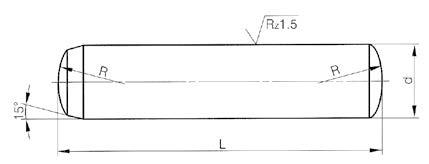 Cylinderstift, DIN 6325