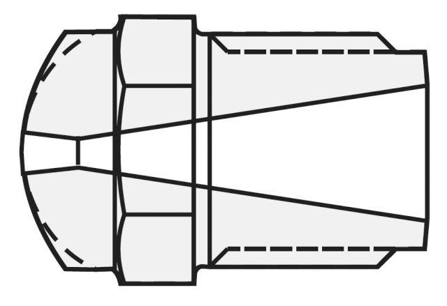 Skruvspetsar full avsmalning