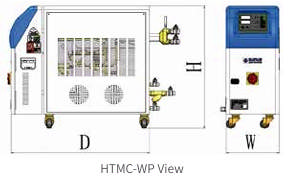 Haitian Tempereringsaggregat HTMC-9WP 9KW (Högtemp)